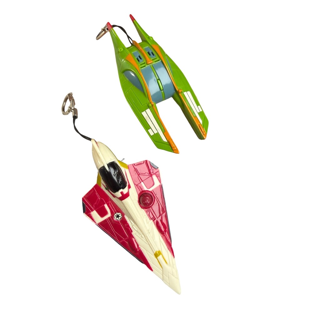 Star Wars Tiger Electronics Jedi Starfighter Bounty Hunter Keychain Games 2002